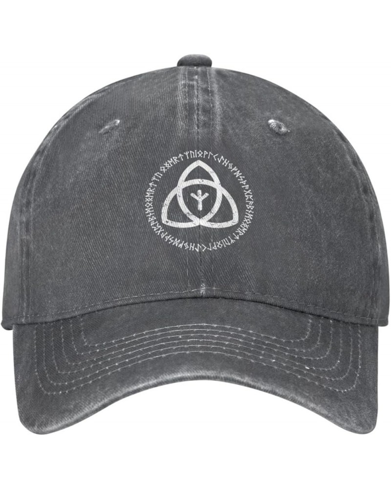 Algiz Rune Baseball Caps Mans Women Baseball Hats Adjustable Washable Baseball Hats Deep Heather $13.36 Cowboy Hats