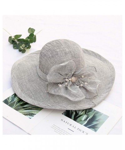 Women's Church Fascinator Bridal Tea Party Wedding Hat Run Like A Girl Hat Grey-k $7.58 Sun Hats