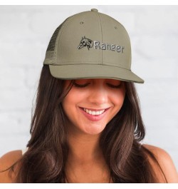 Custom Custom Trucker Hat Baseball Cap Ranger Horses Pony Cotton Equestrian Dad Hats for Men & Women Navy Design Only $13.34 ...