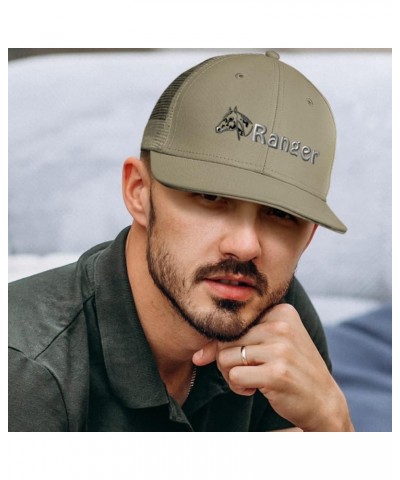 Custom Custom Trucker Hat Baseball Cap Ranger Horses Pony Cotton Equestrian Dad Hats for Men & Women Navy Design Only $13.34 ...