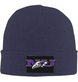 Niagara University Logo Stretch Knit Hat for Men Women Winter Warm Cap Navy Blue $7.50 Skullies & Beanies