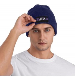 Niagara University Logo Stretch Knit Hat for Men Women Winter Warm Cap Navy Blue $7.50 Skullies & Beanies