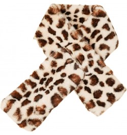 2pcs Casual Scarf Cold Protection Scarf Birthday Gift Leopard Scarf Autumn Winter Warm Scarf Beigex3pcs $9.70 Scarves