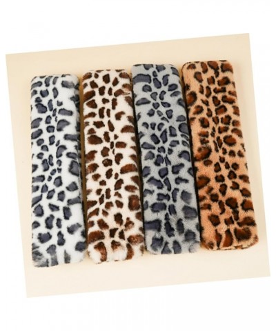 2pcs Casual Scarf Cold Protection Scarf Birthday Gift Leopard Scarf Autumn Winter Warm Scarf Beigex3pcs $9.70 Scarves