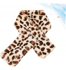 2pcs Casual Scarf Cold Protection Scarf Birthday Gift Leopard Scarf Autumn Winter Warm Scarf Beigex3pcs $9.70 Scarves