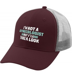 I'm Not A Gynecologist But I'll Take A Look Golf Hat Funny Golf Hat Apricot Hat for Men Gifts for Dad Outdoor Cap Chestnut Re...