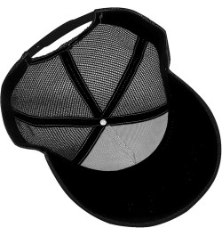 St Benedict Medal Holy Cross Logo Trucker Hat - Mesh Baseball Snapback Cap for Men Or Women Outdoors Black $20.96 Baseball Caps