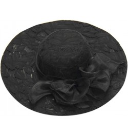 Women's Church Fascinator Bridal Tea Party Wedding Hat Super Caps Black-h $7.68 Sun Hats