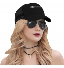 Unisex Baseball Hats Adjustable Your Mom Called I Told Her You're Fucking Up Big Time Mesh Trucker Cap Classic Dad Hat Black ...