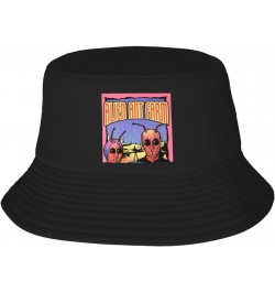 Alien Music Ant and Farm Adult Fisherman Hat Packable Bucket Hat Unisex Printed Summer Beach Fisherman Cap Black $9.49 Bucket...