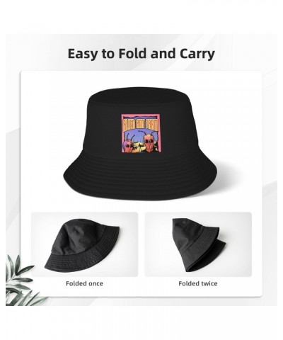 Alien Music Ant and Farm Adult Fisherman Hat Packable Bucket Hat Unisex Printed Summer Beach Fisherman Cap Black $9.49 Bucket...