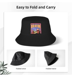 Alien Music Ant and Farm Adult Fisherman Hat Packable Bucket Hat Unisex Printed Summer Beach Fisherman Cap Black $9.49 Bucket...