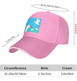 Design Name Picture Casual Fashion Baseball Cap Black : Comfortable, Light Pink $9.54 Baseball Caps