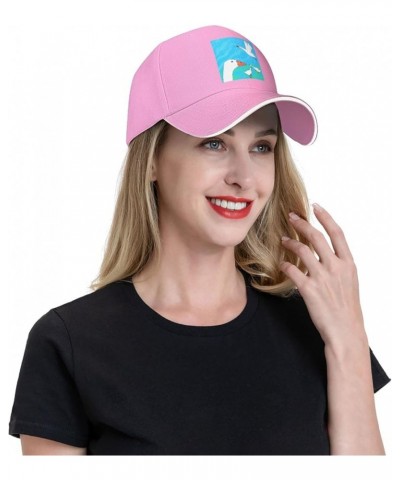 Design Name Picture Casual Fashion Baseball Cap Black : Comfortable, Light Pink $9.54 Baseball Caps