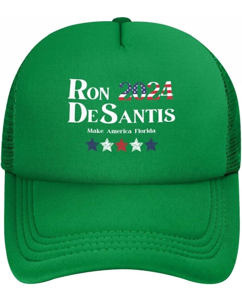 Make America Florida Ron Desantis 2024 Trucker Hat Men Mesh Baseball Cap Women Dad Hat Sun Hat Cowboy Hat Black Green $10.97 ...