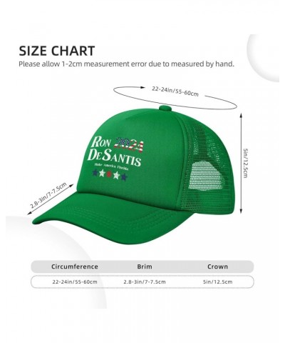 Make America Florida Ron Desantis 2024 Trucker Hat Men Mesh Baseball Cap Women Dad Hat Sun Hat Cowboy Hat Black Green $10.97 ...