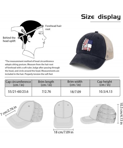 Postal Worker Hats for Womens Baseball Caps Classic Washed Ball Cap Fitted Purplish Blue04 $9.23 Baseball Caps