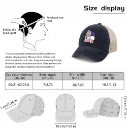 Postal Worker Hats for Womens Baseball Caps Classic Washed Ball Cap Fitted Purplish Blue04 $9.23 Baseball Caps