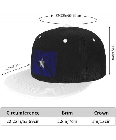 Silk Style Bonnie Blue Flag Baseball Cap for Men Women Snapback Hat Adjustable Flat Bill Hats White $12.11 Baseball Caps