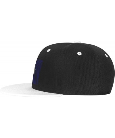 Silk Style Bonnie Blue Flag Baseball Cap for Men Women Snapback Hat Adjustable Flat Bill Hats White $12.11 Baseball Caps