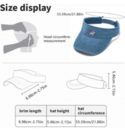 Labor Day Fun Day for Retroings Americans Flags Cap Sun Visor Hats for Men Visors Lightweight Sun Lake Blue $11.78 Visors