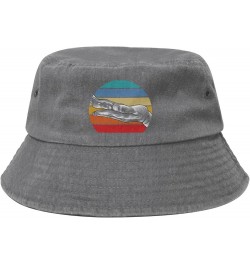 Family Hands in Retro Style Bucket Hat for Men Women Outdoor Washed Cotton Sun Hats Travel Beach Hat Gray $11.72 Bucket Hats