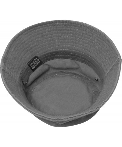 Family Hands in Retro Style Bucket Hat for Men Women Outdoor Washed Cotton Sun Hats Travel Beach Hat Gray $11.72 Bucket Hats