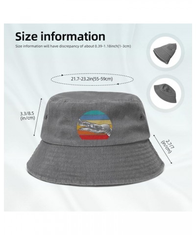 Family Hands in Retro Style Bucket Hat for Men Women Outdoor Washed Cotton Sun Hats Travel Beach Hat Gray $11.72 Bucket Hats