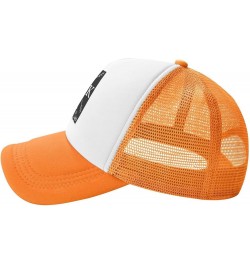 Lake Life Trucker Hat Men Mesh Baseball Cap Baseball Hats Women Sun Hat Dad Cap Fishing hat Black Orange $10.81 Baseball Caps