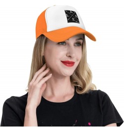 Lake Life Trucker Hat Men Mesh Baseball Cap Baseball Hats Women Sun Hat Dad Cap Fishing hat Black Orange $10.81 Baseball Caps