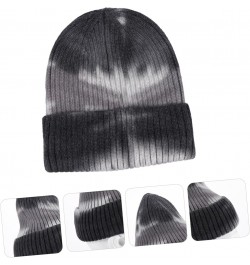 2 Pcs Knitted Tie-dye Hat Beanie Hats for Women Knitted Beanie Kids Straw Hat Ladies Hat Warm Hat As Shownx3pcs $8.64 Skullie...