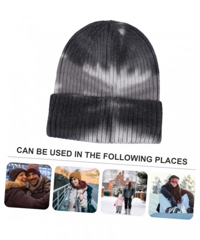 2 Pcs Knitted Tie-dye Hat Beanie Hats for Women Knitted Beanie Kids Straw Hat Ladies Hat Warm Hat As Shownx3pcs $8.64 Skullie...