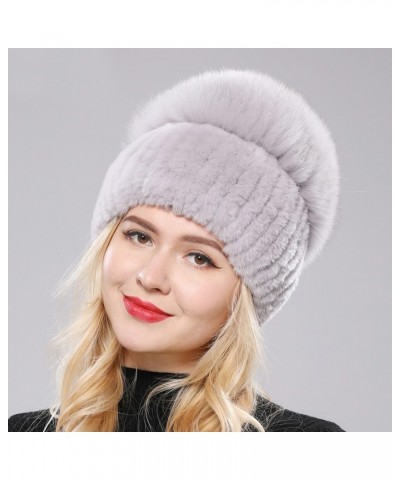 Women Winter Hat Knitted Hat Top Natural Cap Beanies Hat Coffee Purple $11.66 Skullies & Beanies