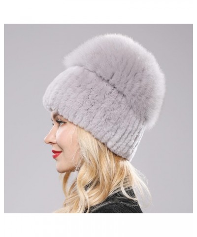 Women Winter Hat Knitted Hat Top Natural Cap Beanies Hat Coffee Purple $11.66 Skullies & Beanies