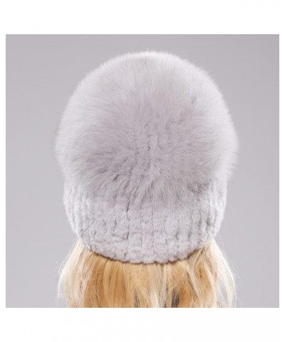 Women Winter Hat Knitted Hat Top Natural Cap Beanies Hat Coffee Purple $11.66 Skullies & Beanies