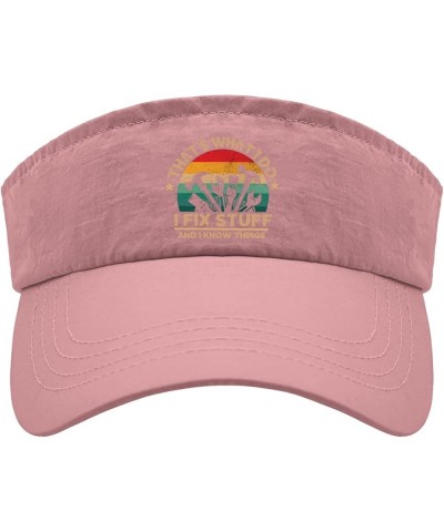 Visor Hats for Women That's What I Do I Fix Stuff and I Know Things Hats, Visor Hat for Teens Sun Visor Hats Funny Sun Visor ...