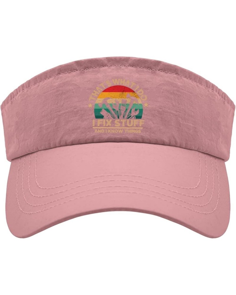 Visor Hats for Women That's What I Do I Fix Stuff and I Know Things Hats, Visor Hat for Teens Sun Visor Hats Funny Sun Visor ...