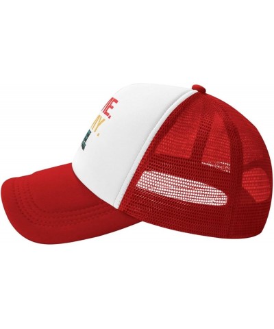 Let Me Ask My Wife Hat Funny Saying Sarcastic Mesh Hat Gift for Husband Wife Baseball Cap Black Red $9.94 Baseball Caps