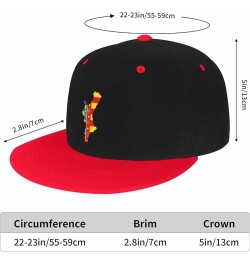 Flag Map of Valencia Baseball Cap for Men Women Snapback Hat Trucker Flat Bill Caps Sun Hats Red $12.95 Baseball Caps