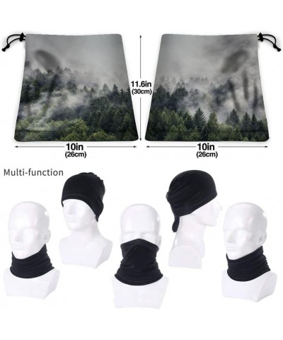 Elephant Five Owls Flowers Neck Warmer White Men Women Windproof Neck Gaiter Cold Weather Balaclava Ski Tube Scarf Multi-a452...