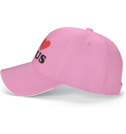 Jesus - I Love Jesus Baseball Cap for Women Cowboy Hat Trucker Hat Men Dad Hat Adjustable Hat Snapback Hat Black Pink $9.85 B...