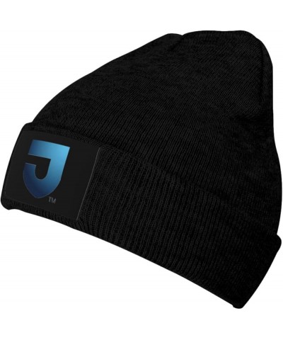 Thomas Jefferson University Logo Ribbed Knit Cap Beanie Hats for Men Women, Warm Cozy Knitted Cuffed Cap Black $10.57 Skullie...