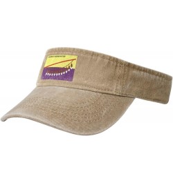 Former Flag of The Tohono O'Odham Nation (2012 2015) Sun Visor Hats for Women Men Adjustable Sports Sun Hats Cotton Golf Cap ...