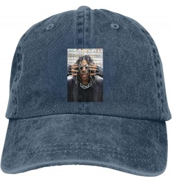 Teezo Music Touchdown Hat Cap Adult Denim Baseball Cap Washable, Truck Cap Casual Hat Casquette Black Navy Blue $8.72 Basebal...