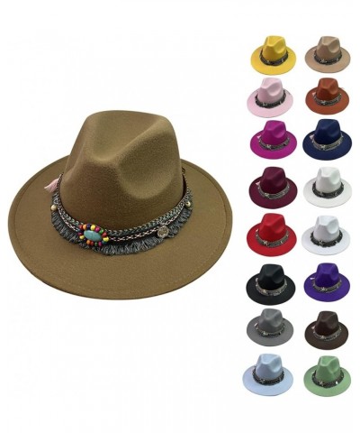 Fedora Hats for Men,Casual UPF 50+ Sun Protection Wallaroo Hats for Women Shapeable Hide Brim Derby Hats for 2024 E $10.07 Fe...