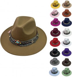 Fedora Hats for Men,Casual UPF 50+ Sun Protection Wallaroo Hats for Women Shapeable Hide Brim Derby Hats for 2024 E $10.07 Fe...