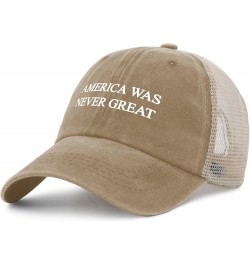 America was Never Great Hat Women Retro Hat Womens AllBlack Cycling Caps Plain for Flight Attendant Pigment Khaki $11.74 Sun ...