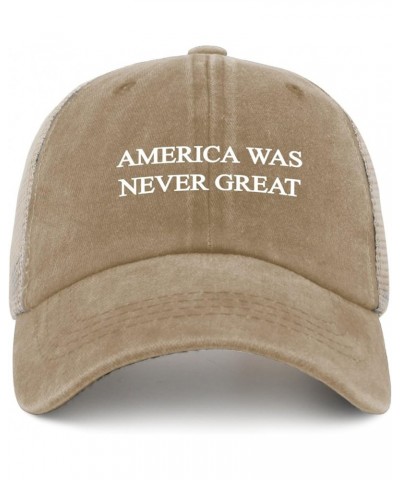 America was Never Great Hat Women Retro Hat Womens AllBlack Cycling Caps Plain for Flight Attendant Pigment Khaki $11.74 Sun ...