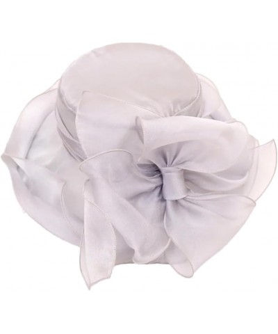 Vintage Organza Top Hat Wedding Dress Hat Summer Beach Sunscreen Visor Hat 6 $13.65 Sun Hats