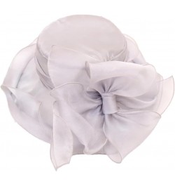 Vintage Organza Top Hat Wedding Dress Hat Summer Beach Sunscreen Visor Hat 6 $13.65 Sun Hats